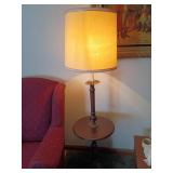 60-Inch Wood and Metal Floor Lamp