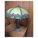 Stained Glass Table Lamp, 24in Height
