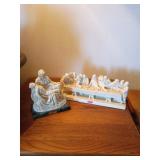 Two Italian Religious Figurines