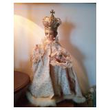 25-Inch Religious Figurine with Crown