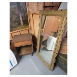Ornate Gold Framed Wall Mirror