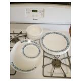 Corelle Blue Floral Dinnerware Set