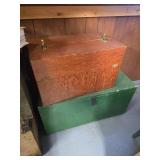 Two Wooden Storage Chests