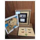 Framed Collectibles Lot, Various Styles