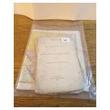 1847 Map of the Western Territories + 7 Pamphlets