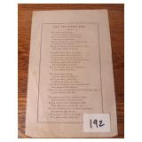 Civil War Broadside- The Soldier