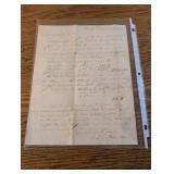 1812 Stampless Cover