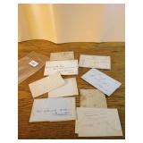 5 Stampless Covers + 4 Letters