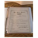 Pre Civil War Paper in Binder