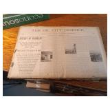 Early oil city Derrick newspapers