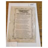 Star Spangled Banner, Very Scarce Early Printing