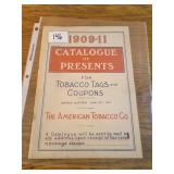 Tobacco Tags Catalogue of Premiums 1909-1911