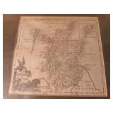 18th/19th century map of Scotland