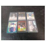 Six Autographed Baseball Cards