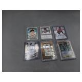 Six Signed Baseball Cards