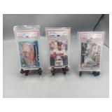 Baseball PSA Graded Card Trio Set