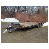 18ï¿½ Flatbed Trailer