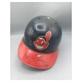 Cleveland Indians Signed Baseball Helmet