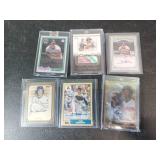 Six Signed Baseball Cards