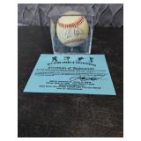 Autographed Chad Ogen Baseball with COA
