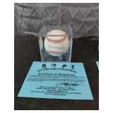 Ellis Burks Autographed Baseball COA