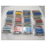 12 N Scale Train Containers