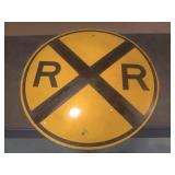 Vintage Railroad Crossing Sign
