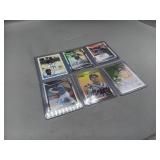 Six Signed Baseball Trading Cards