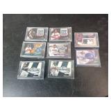 Eight MLB Commemorative Cards