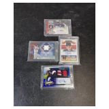 Autographed Jersey Cards Collection