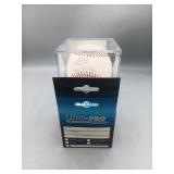 Signed Baseball in Display