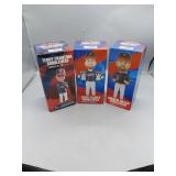3 Cleveland Indians Bobbleheads