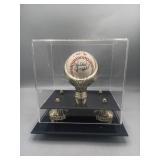 Autographed Baseball With Display Case