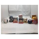 Eight Cleveland Indians Baseballs