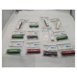 12 N Scale Train Containers