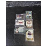 6 Autographed Cards