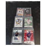 6 Autographed Baseball Cards