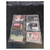 6 Autographed Baseball Cards
