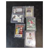6 Autographed Baseball Cards