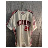 Autographed Indians Jersey by Swindell