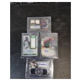 Autographed Jersey Cards Lot