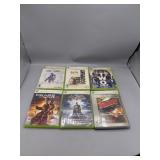 Six Xbox 360 Live Games Lot
