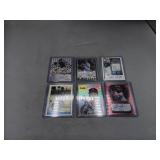 Six Signed Baseball Trading Cards