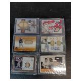 Six Cleveland Indians Bat Cards