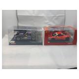 Carrera Mercedes and Ferrari Slot Cars