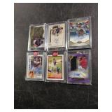 6 Autographed Baseball Cards