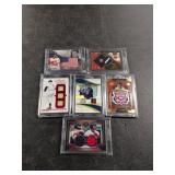 Six Baseball Cards
