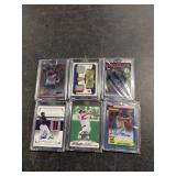 6 Signed Baseball Cards