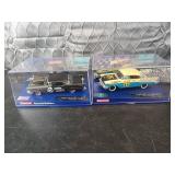 Two Carrera Digital 132 Chevrolet Bel Air Cars