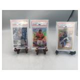 PSA Graded Baseball Card Trio